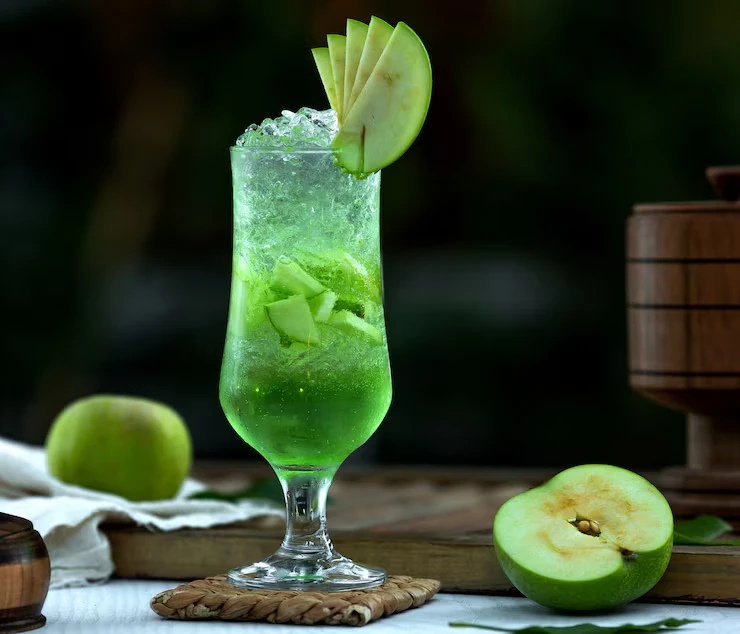 Green Apple Fruit Tea boba Tea