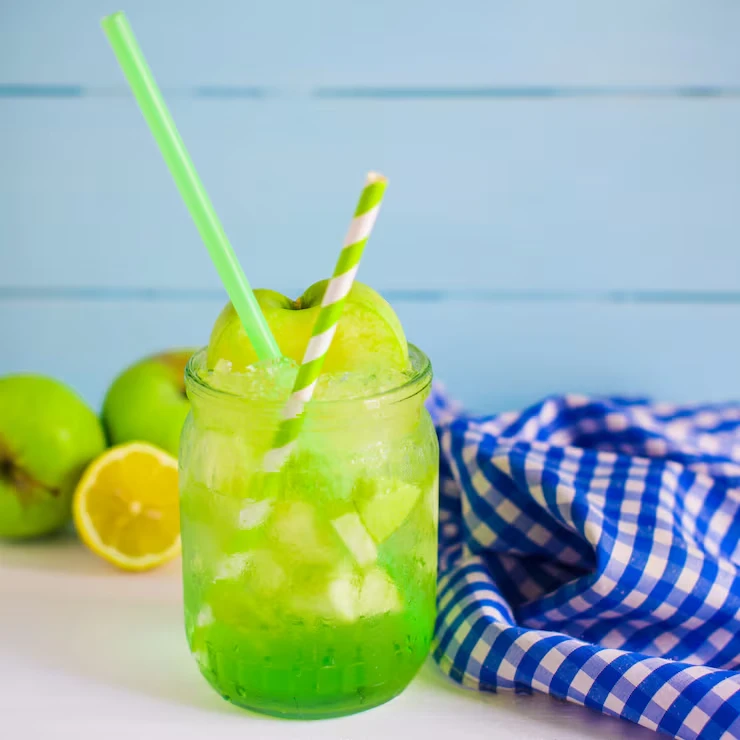 green apple Tea bubble tea